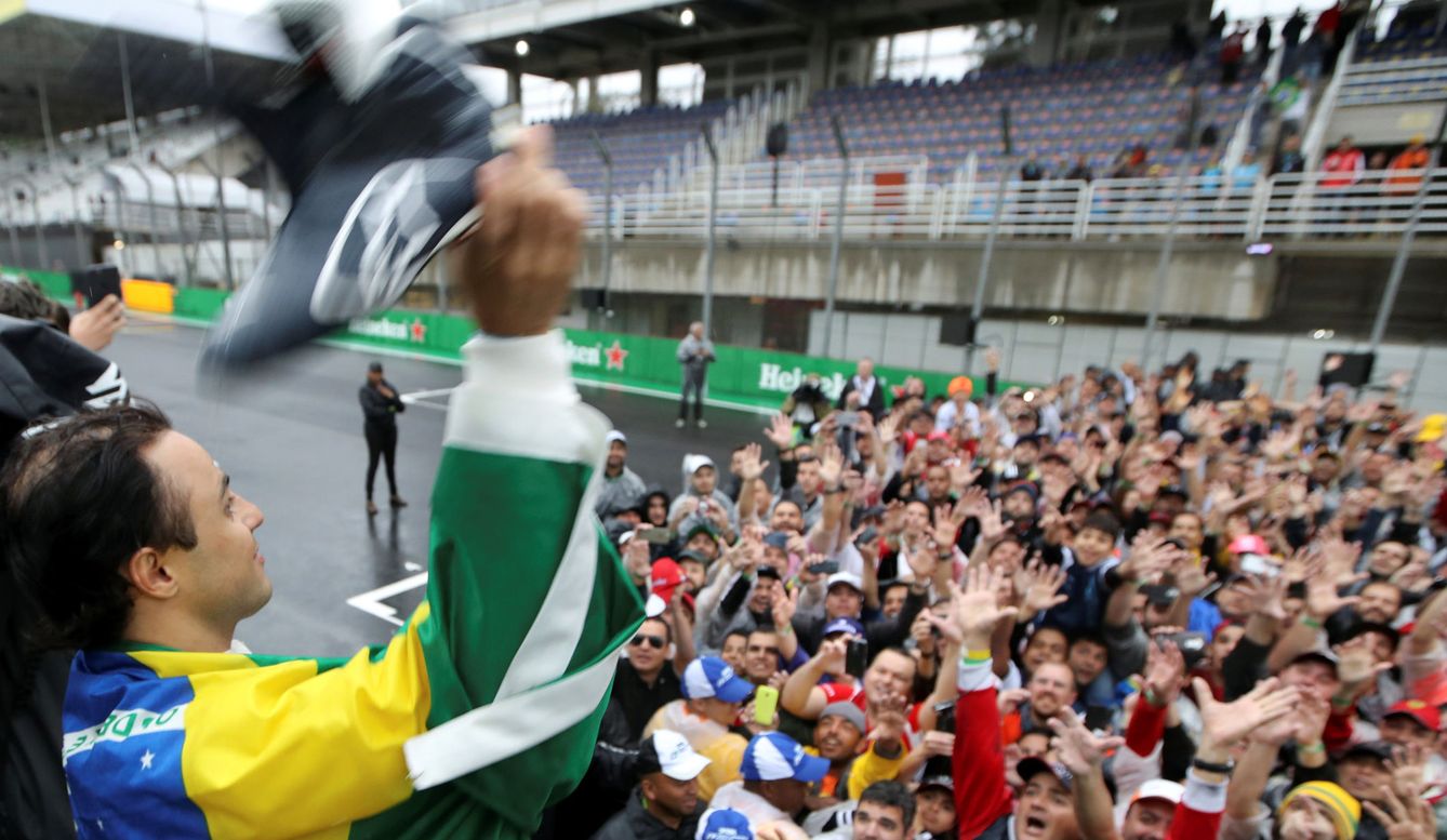 Massa, ídolo de masas tras el GP de Brasil de 2016. (Reuters)