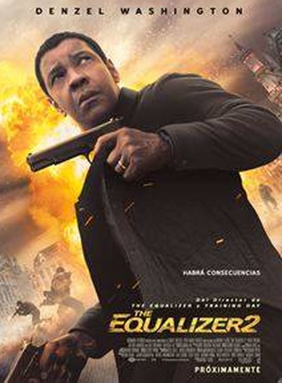 Cartel de 'The Equalizer 2'.