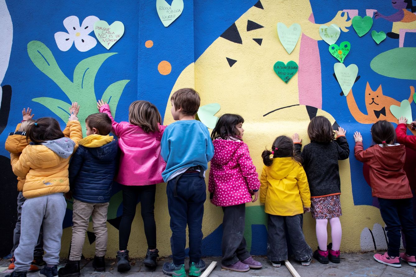 Escuela infantil de Madrid. (EFE/Luca Piergiovanni) 