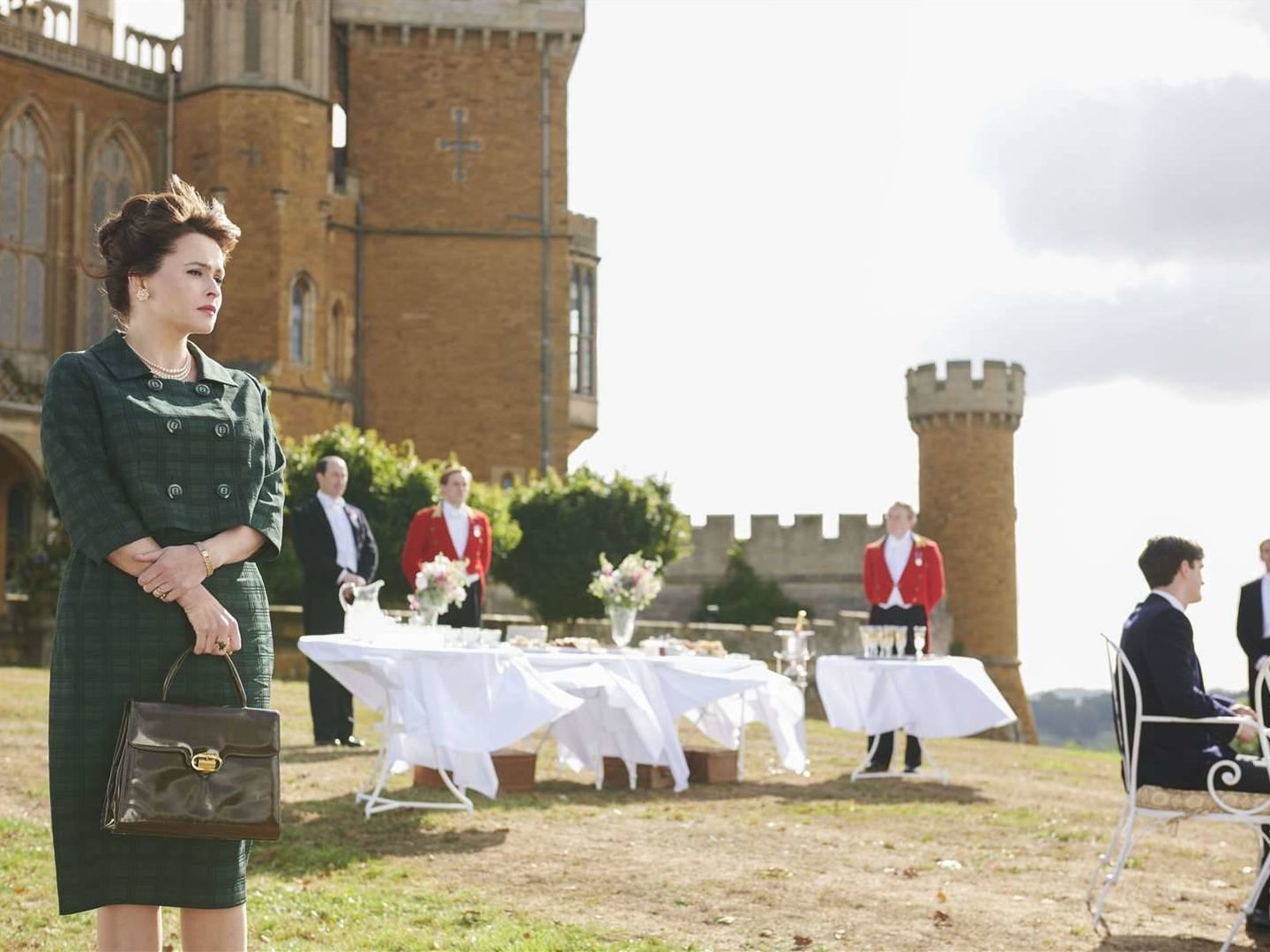  Una imagen de 'The Crown' con el castillo Belvoir de fondo. (Netflix) 