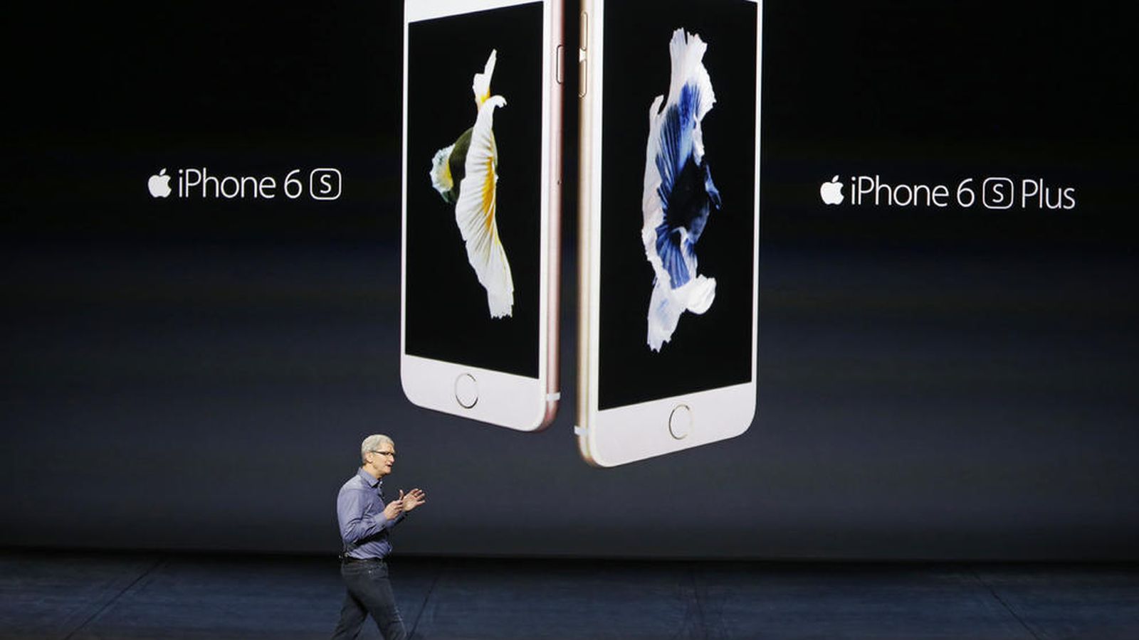 Foto: Tim Cook durante la presentación del iPhone 6s y 6s Plus el pasado septiembre. (Reuters)