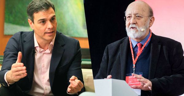 Foto: Pedro Sánchez y Jose Félix Tezanos. (EC)