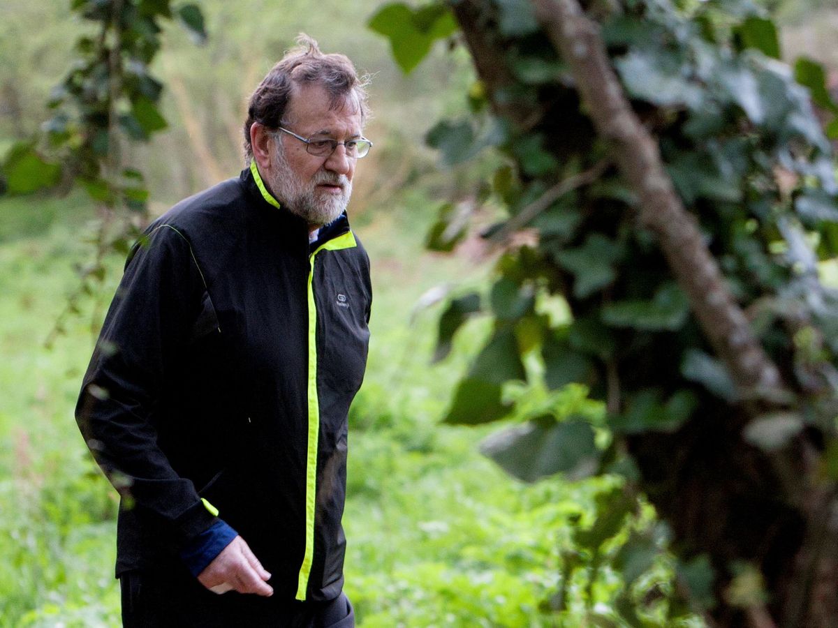 Foto: Mariano Rajoy, en Armenteira, Pontevedra. (EFE)