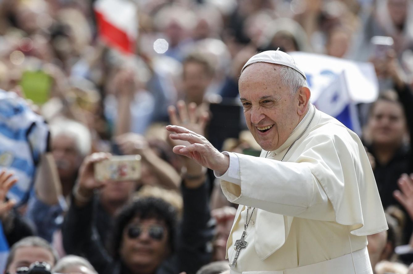 El Papa Francisco en un acto en El Vaticano. (EFE)