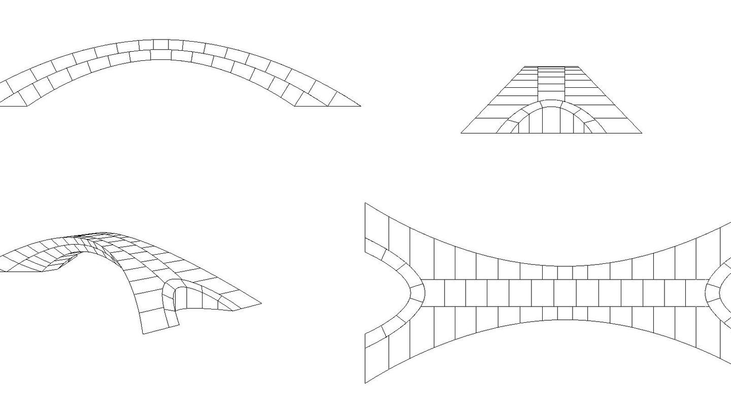 Bocetos del puente de Da Vinci. Foto: MIT