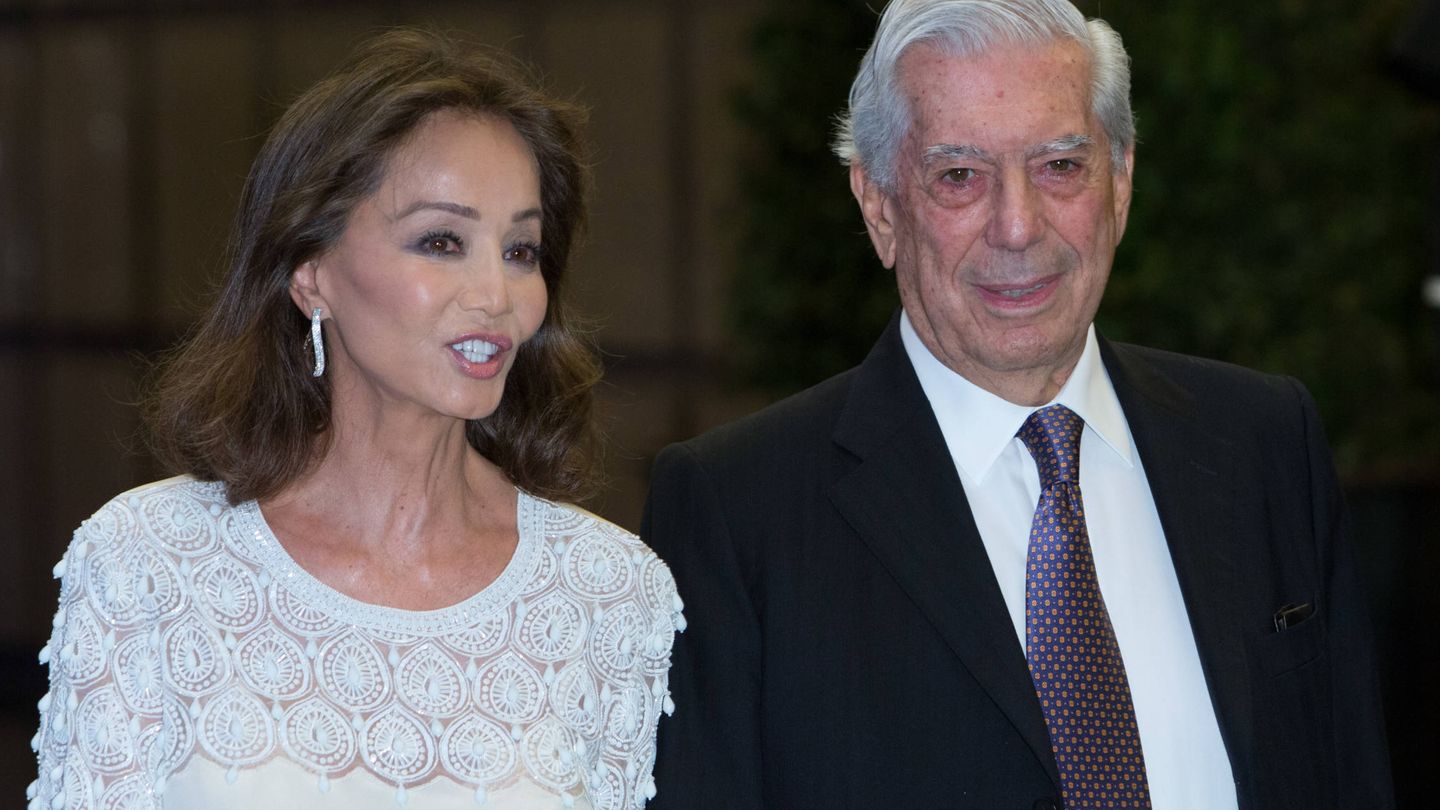 Isabel Preysler y Mario Vargas Llosa en 2016. (Getty)