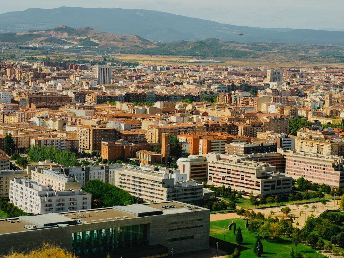 Foto: Imagen aérea de la ciudad de Logroño. (Ayuntamiento de Logroño)