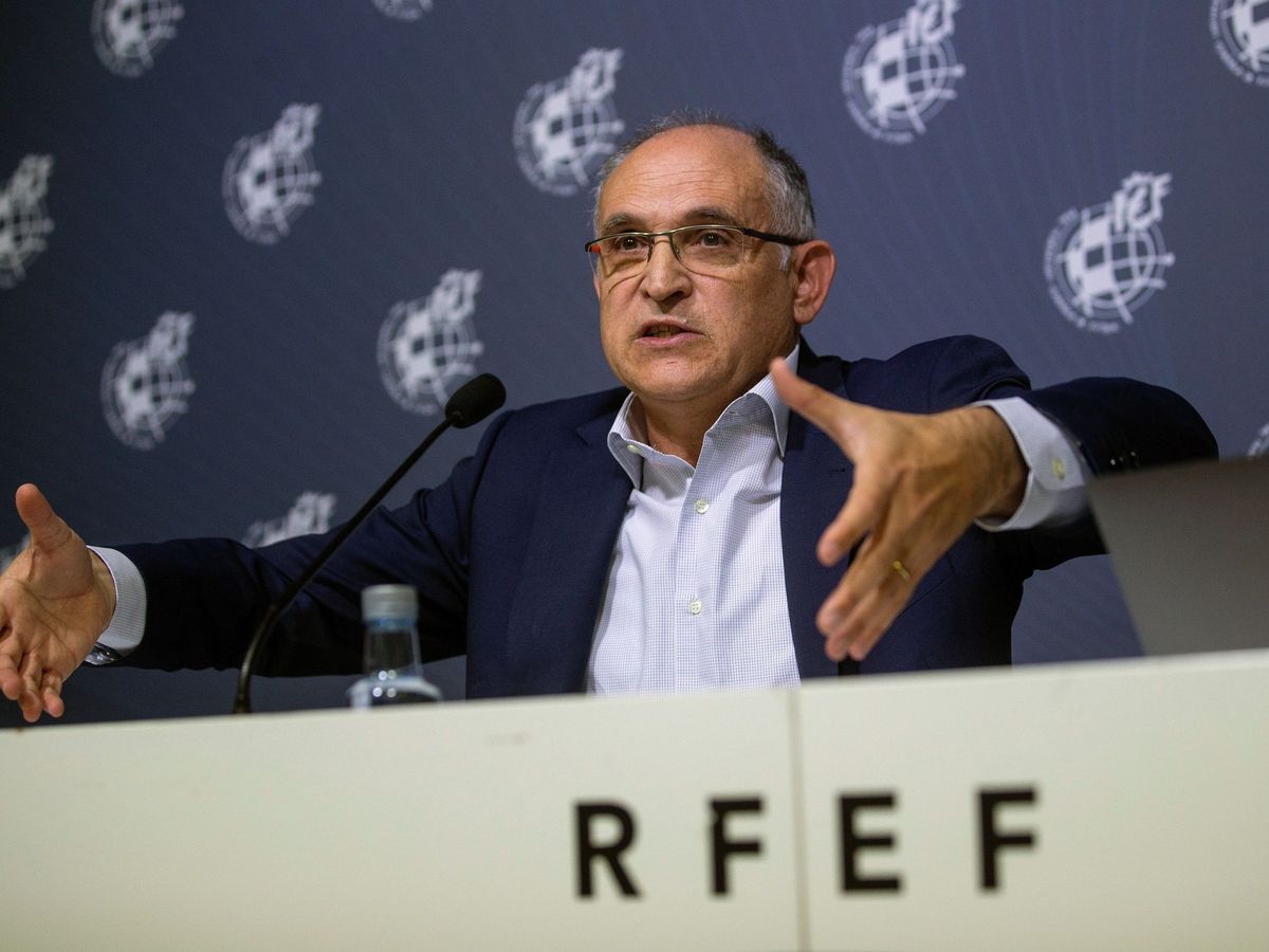 Foto: Andreu Camps, secretario general de la Federación Española de Fútbol (RFEF). (EFE)