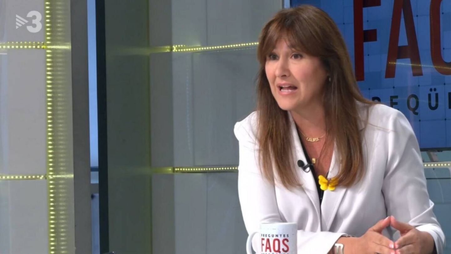 Laura Borràs en 'Preguntes freqüents'. (TV3)