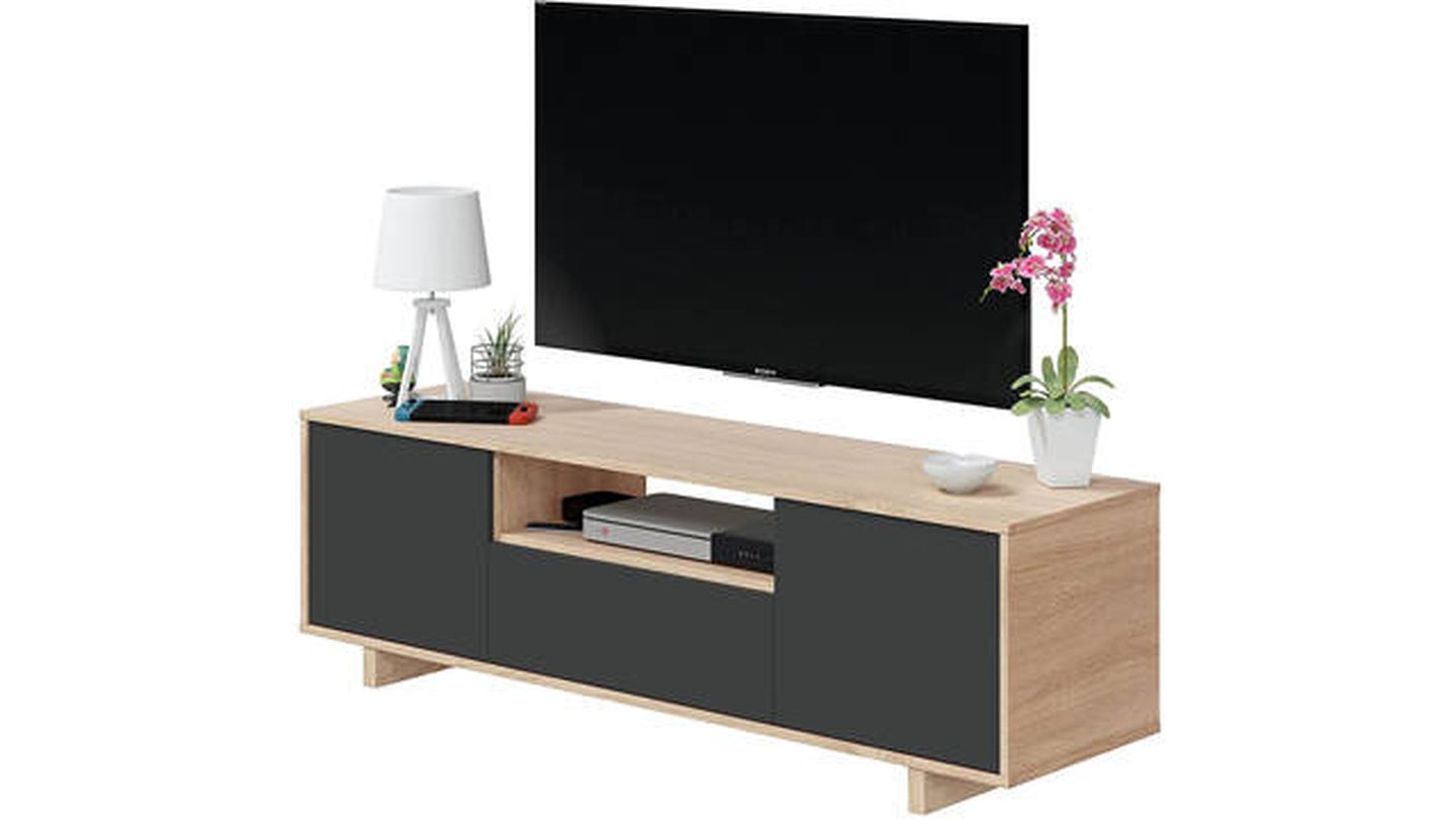 Mueble de salón con módulo de TV