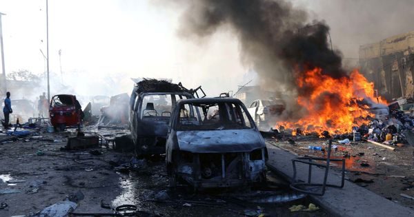 Foto: Vista de la escena donde tuvo lugar la explosión. (Reuters)