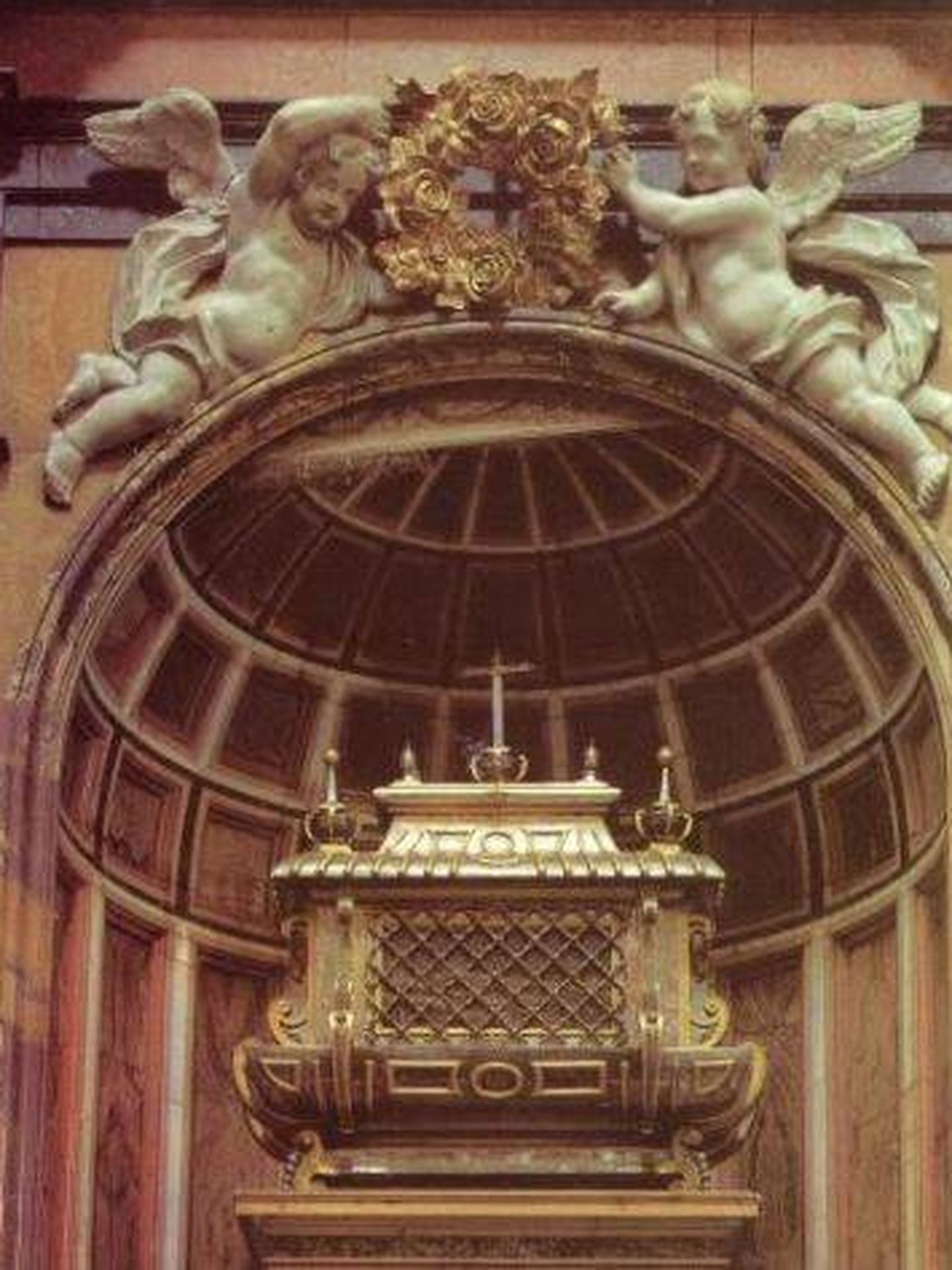 Relicario de los tres hermanos en la Catedral de Segovia. (C.C.)