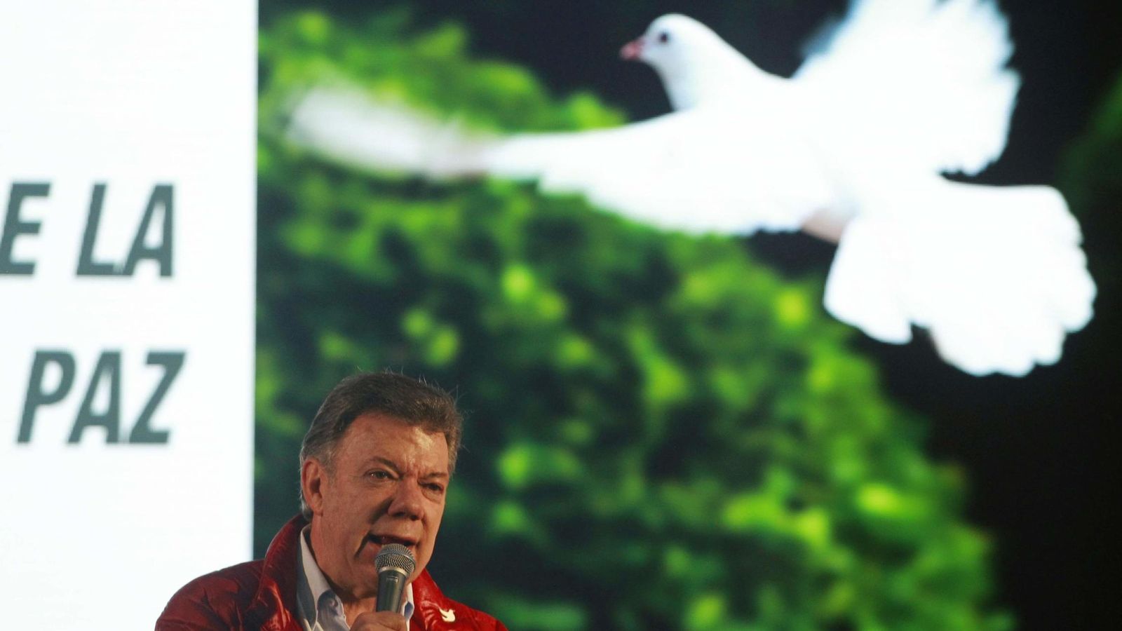 Foto: El presidente de Colombia, Juan Manuel Santos, en Soacha. (Reuters)