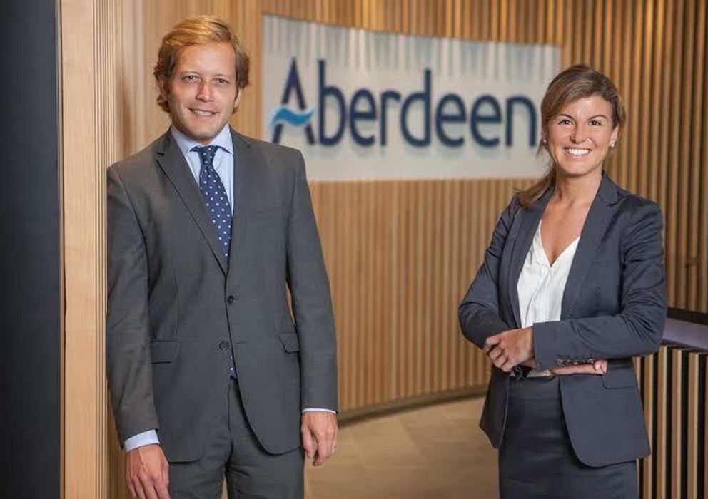 Foto: Álvaro Luna y Ana Guzman, responsables de la oficina de Aberdeen en España