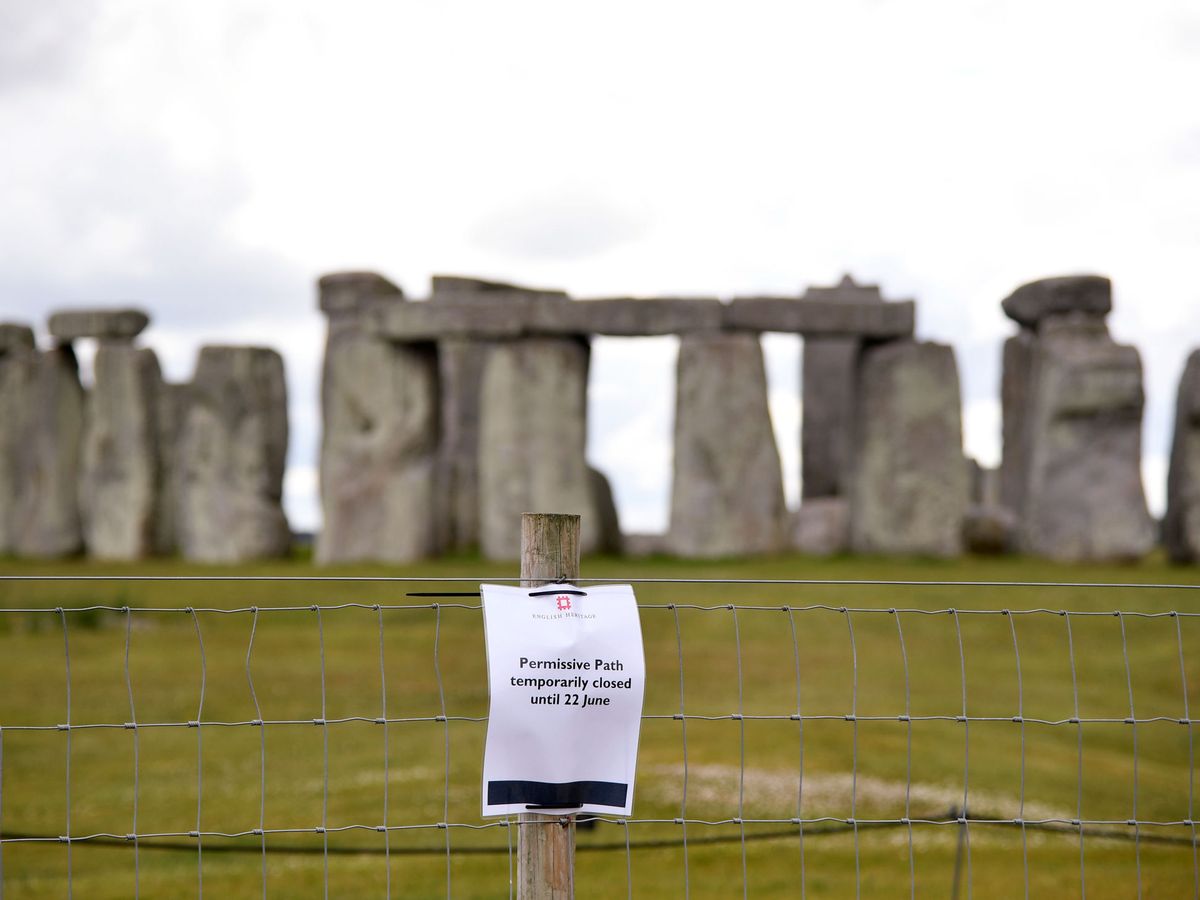 Foto: Stonehenge, cerrado por el coronavirus. (Reuters)