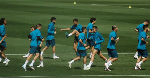 Foto: Entrenamiento Real Madrid previo a la final | EFE
