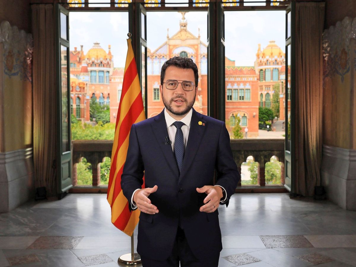 Foto: El presidente de la Generalitat, Pere Aragonès. (EFE) 