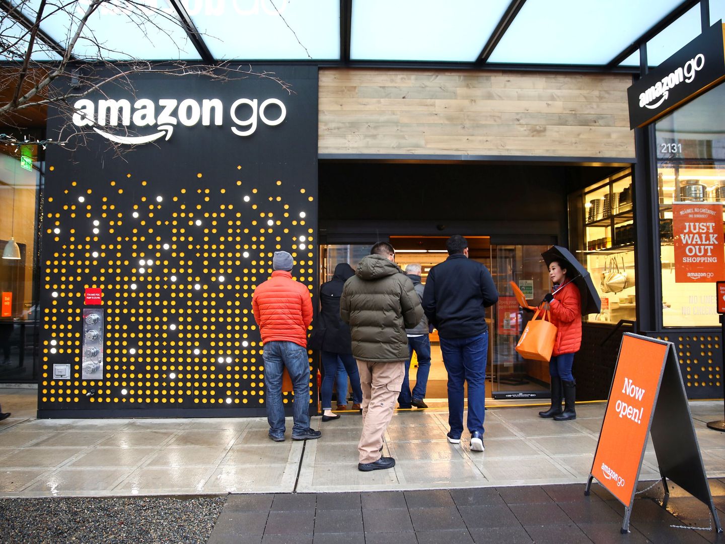 El supermercado 100% automático que Amazon estrenó en Seattle el año pasado. 