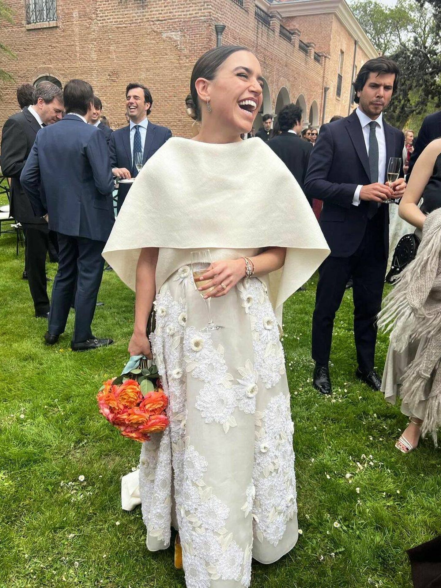 El vestido de novia de María Trolez. (Instagram/ @mariatrolez)