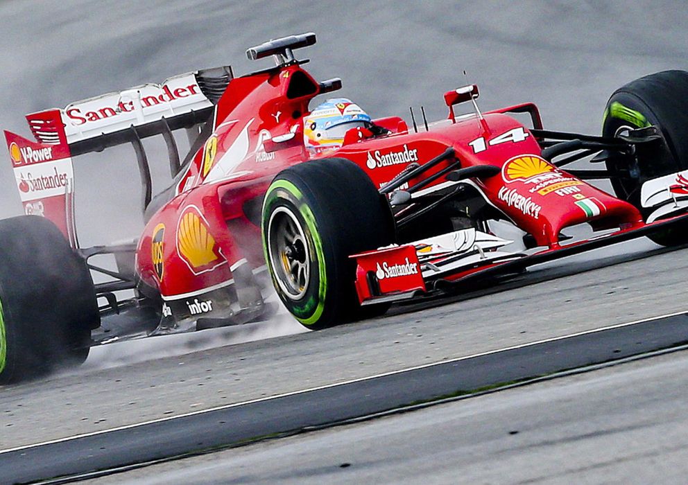 Foto: Fernando Alonso, en su Ferrari 