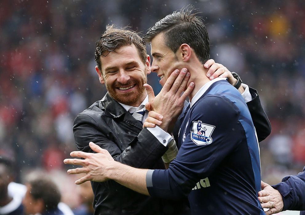 Foto:  Villas-Boas y Bale, durante un partido con el Tottenham