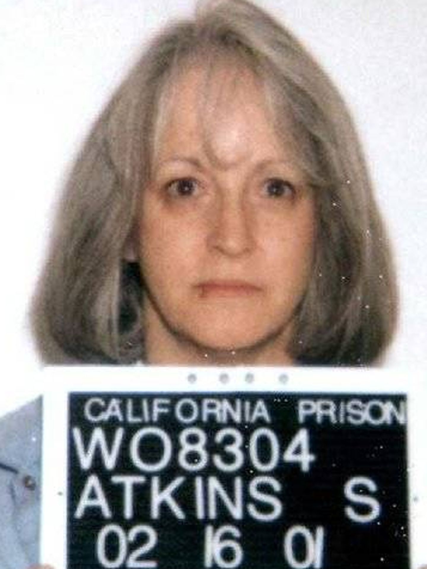 Susan Atkins en una foto tomada en la prisión de California, en 2001. (C.C.)