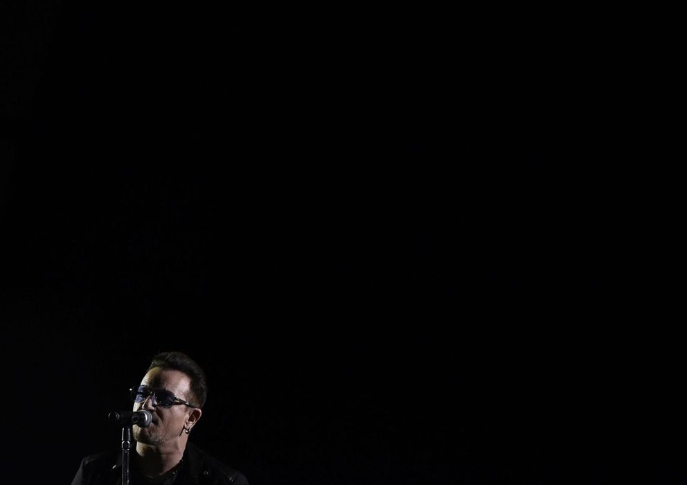 Foto: Bono durante los pasados MTV Europe Music Awards