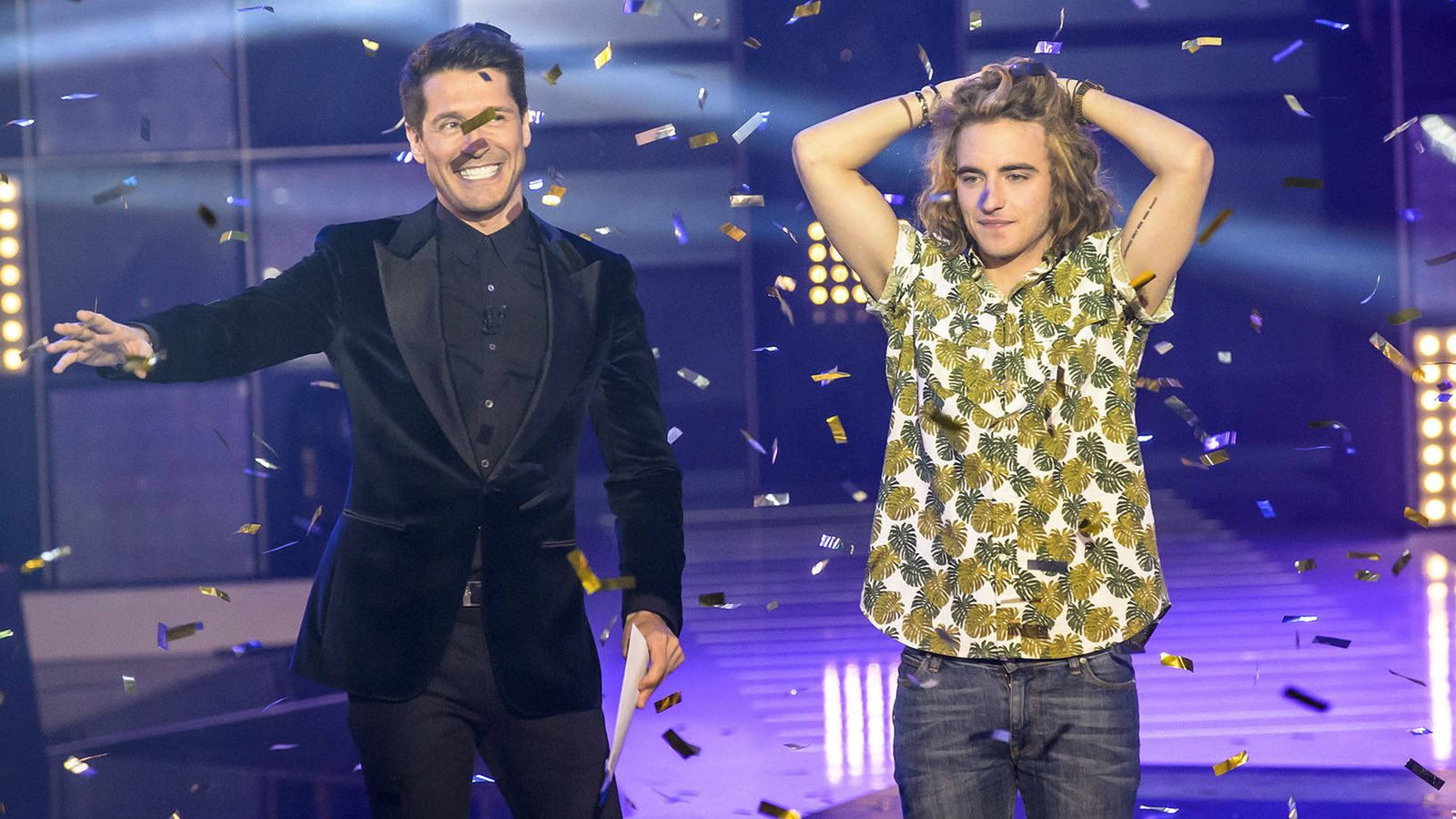 Foto: Manel Navarro celebra su triunfo en 'Objetivo Eurovisión'