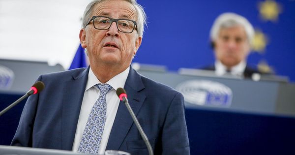 Foto: El presidente de la Comisión Europea, Jean-Claude Juncker, informa de sus objetivos en el debate del estado de la Unión en la Eurocámara. (EFE)