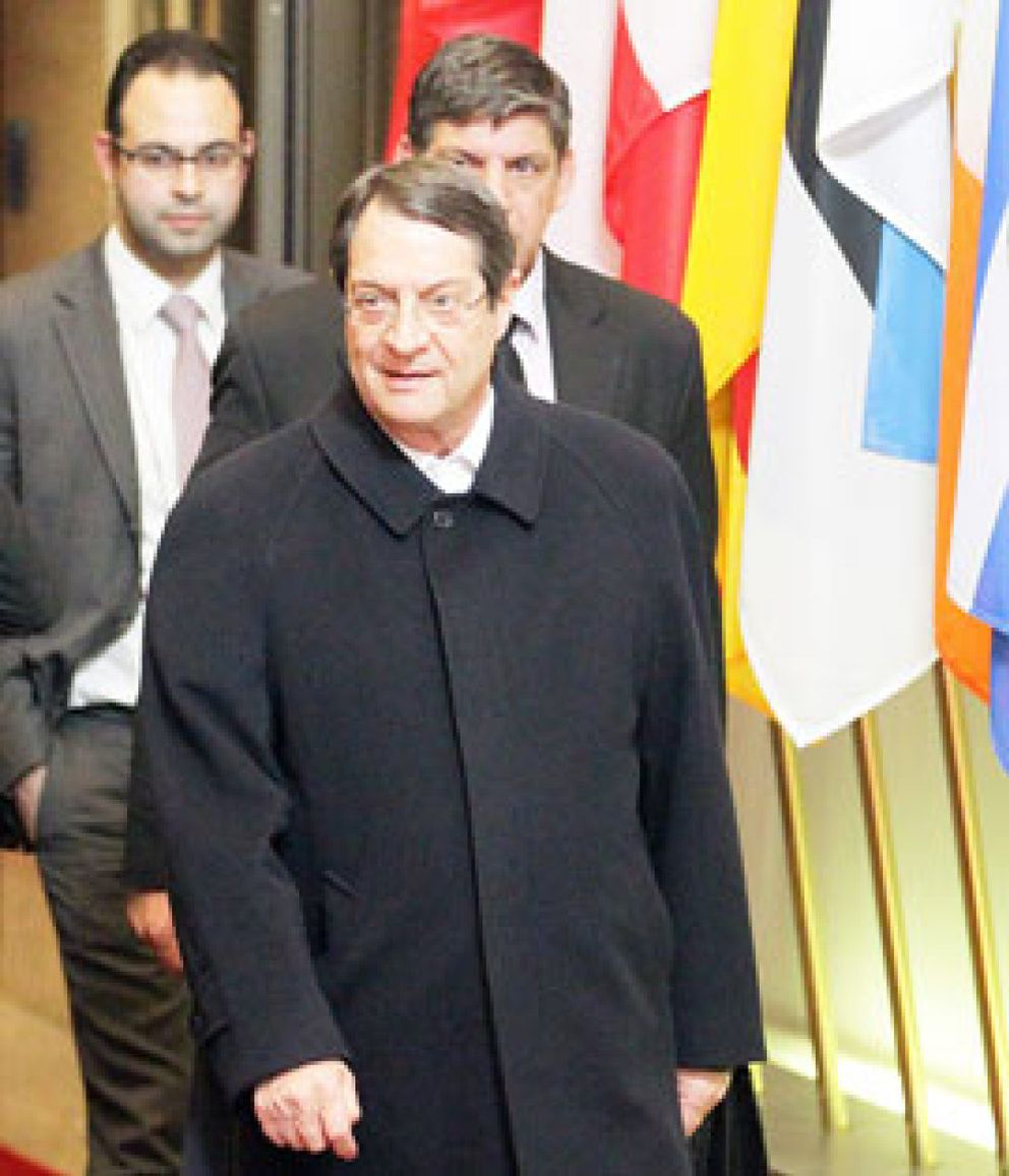 Foto: El presidente de Chipre asegura que no saldrá del euro y critica duramente al Eurogrupo