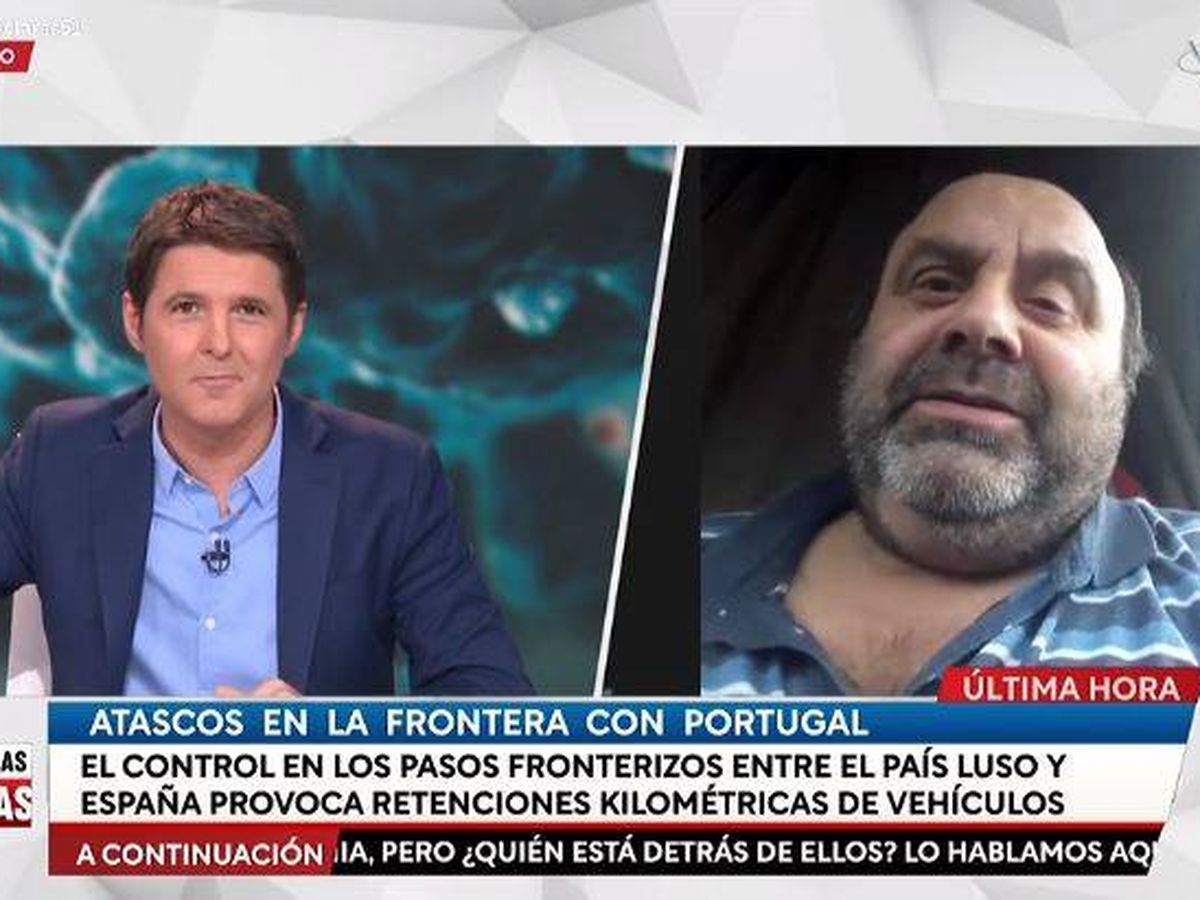 Foto: Jesús Cintora entrevista a un camionero en 'Las cosas claras'. (RTVE)