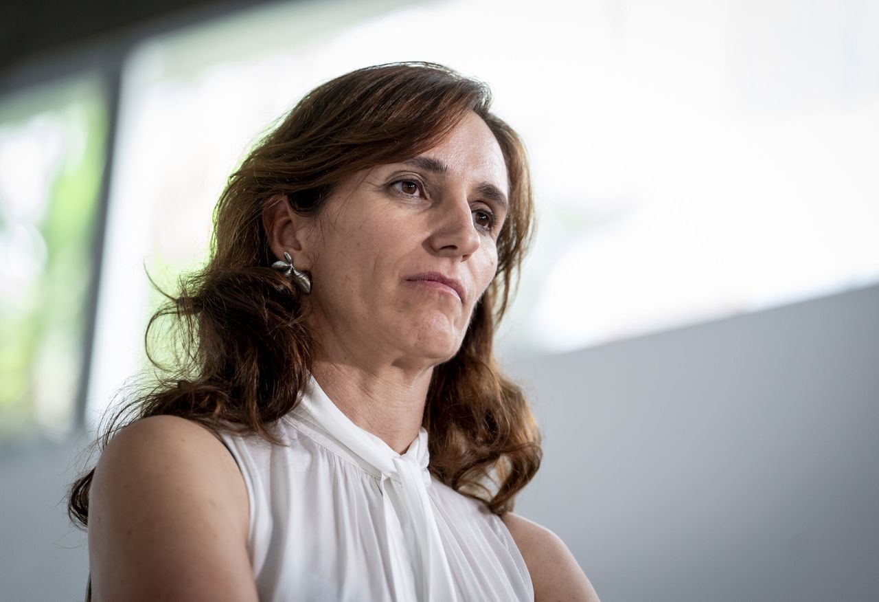 La ministra de Sanidad, Mónica García. (Europa Press/A. Pérez Meca)
