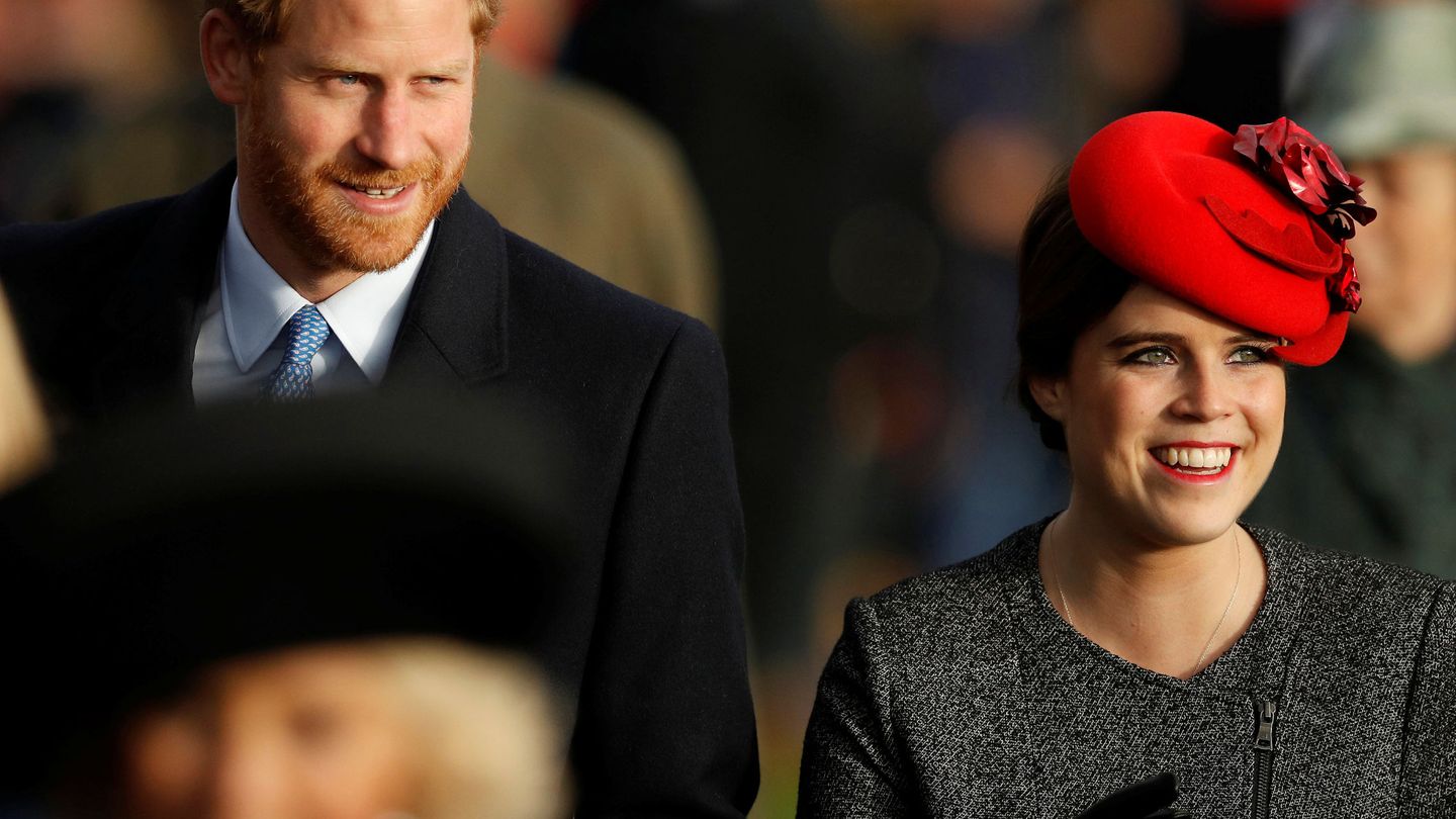 El príncipe Harry y su prima, Eugenia de York, en una imagen de 2016. (Reuters)