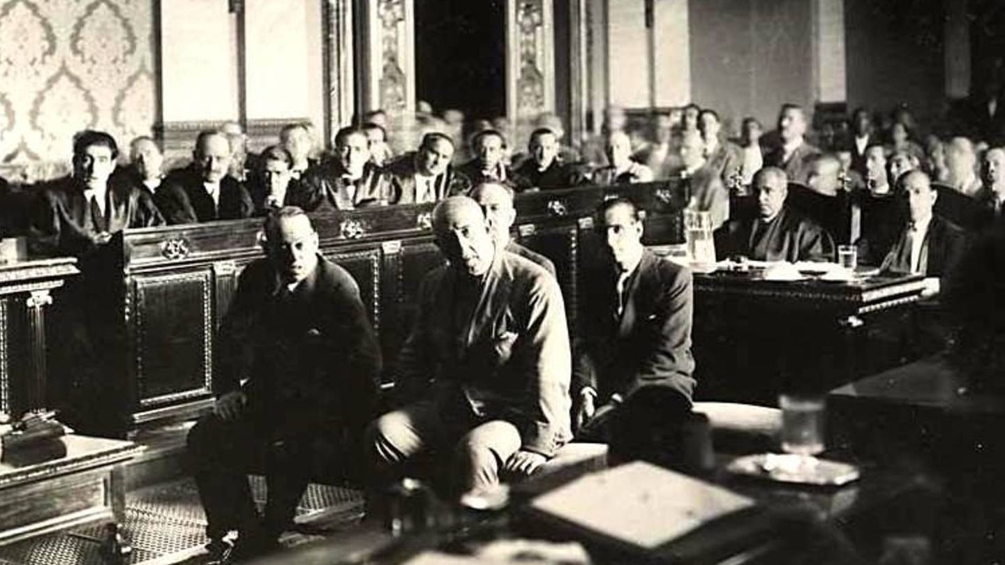 Juicio al general José Sanjurjo por el golpe de 1932.