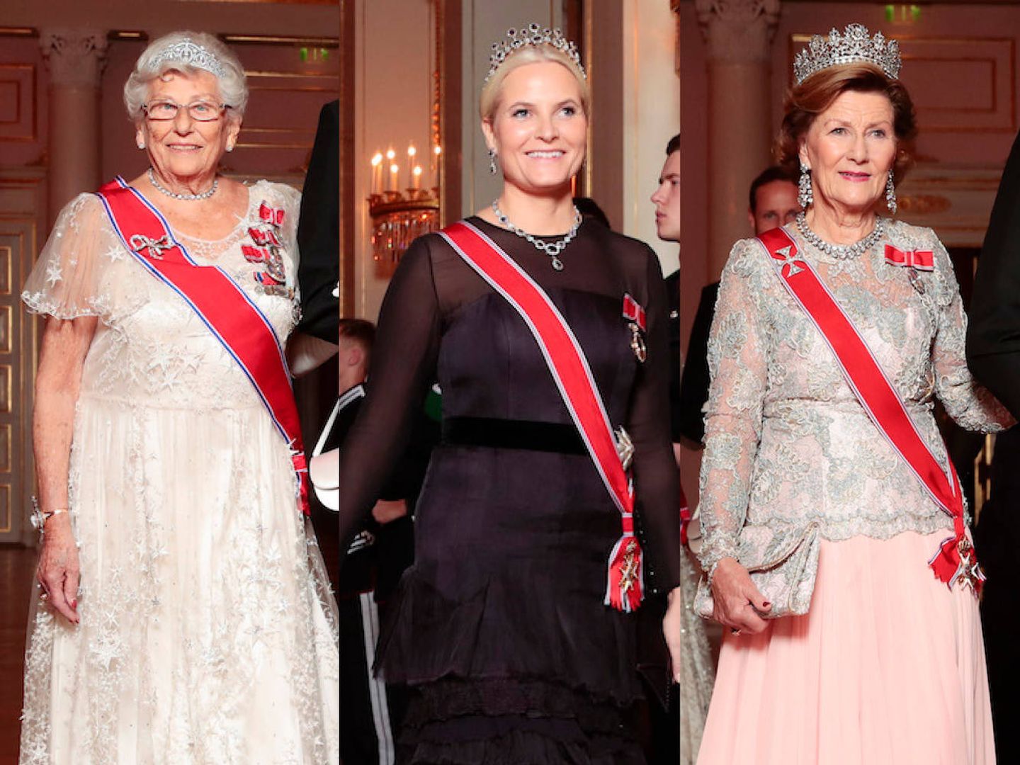 Astrid, Mette-Marit y Sonia. (Royal Court Norway)