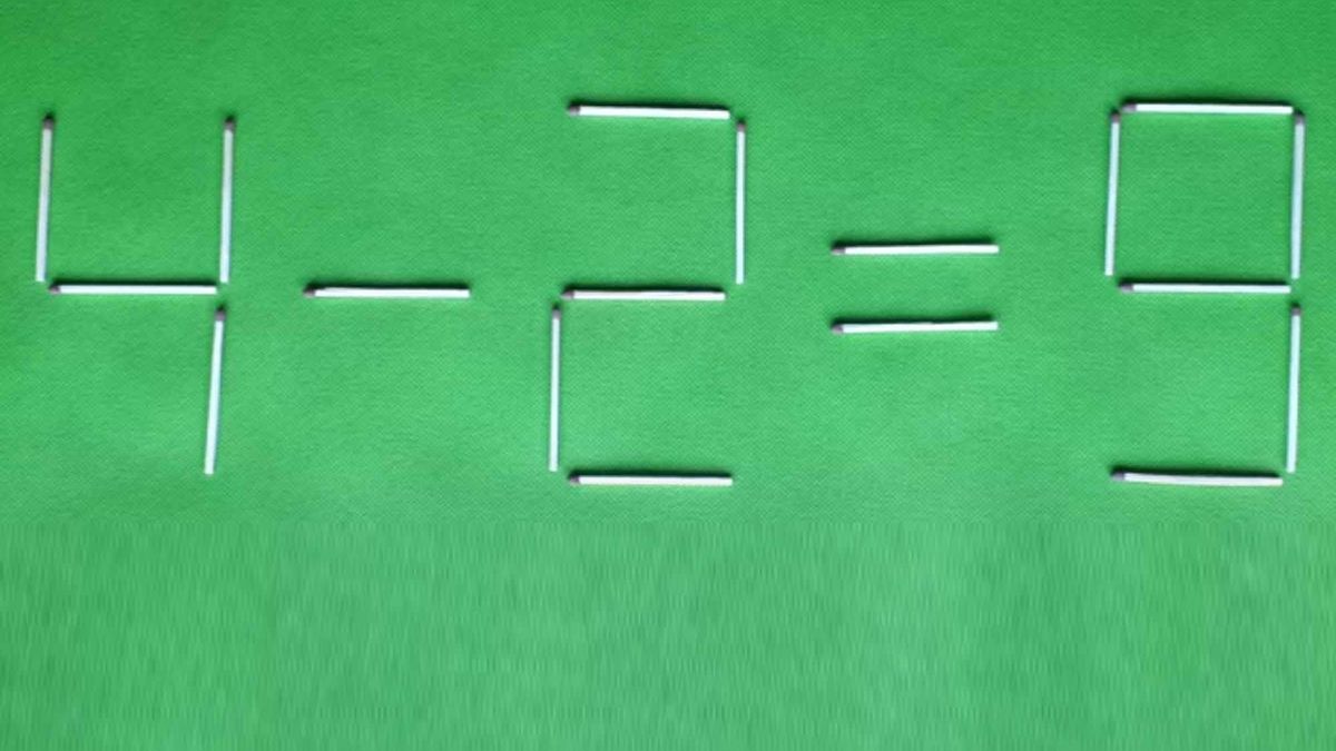 El curioso acertijo de las dos cerillas: ¿puedes resolverlo en menos de 20 segundos?