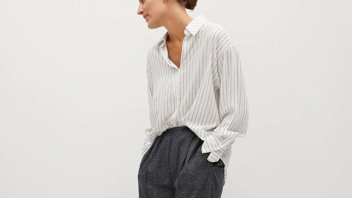 Este pantalón de Mango Outlet es todo lo que necesitas para ir cómoda y elegante