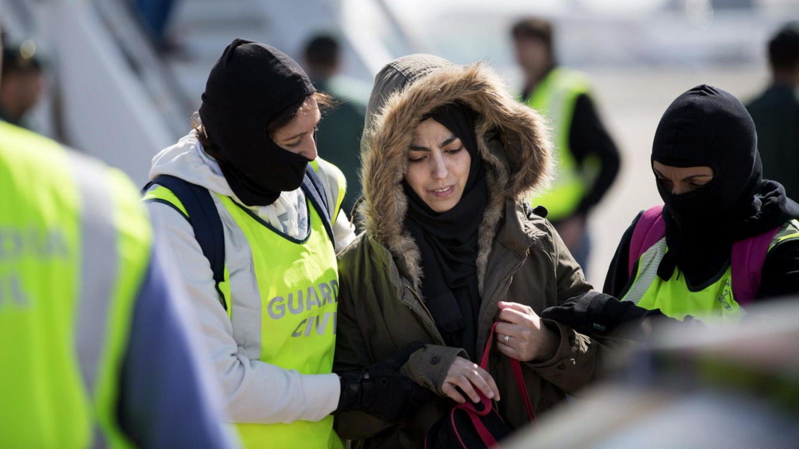 Foto: En la imagen, la mujer detenida en el mes de marzo en Barcelona por querer unirse al Estado Islámico. (Efe)