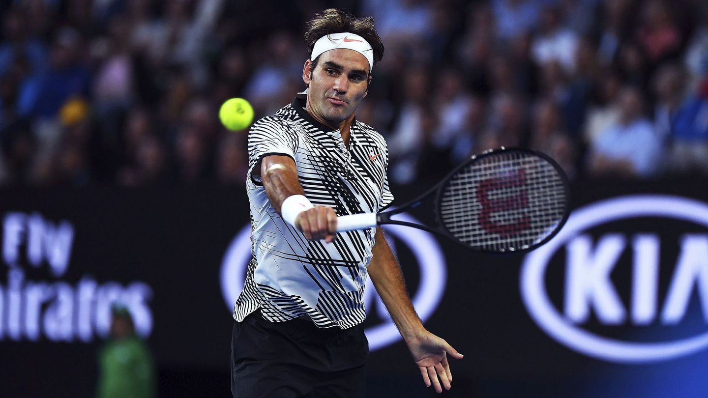 El revés de Federer (EFE) 