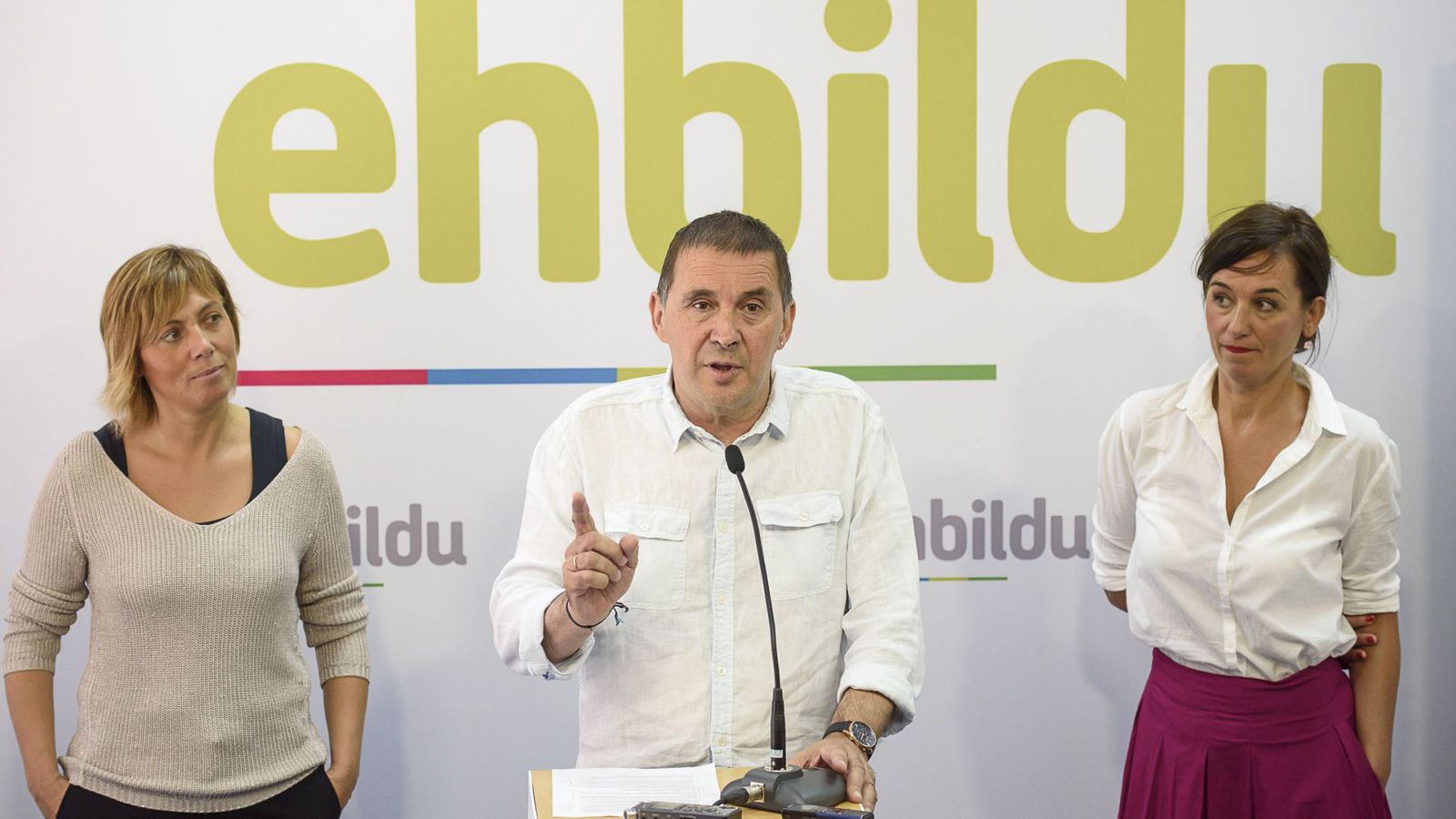 Foto: Arnaldo Otegi se presenta ya como candidato a lehendakari por EH Bildu. (EFE)