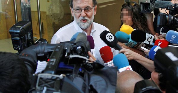 Foto: El expresidente del gobierno Mariano Rajoy se incorpora a su plaza como registrador de la propiedad.