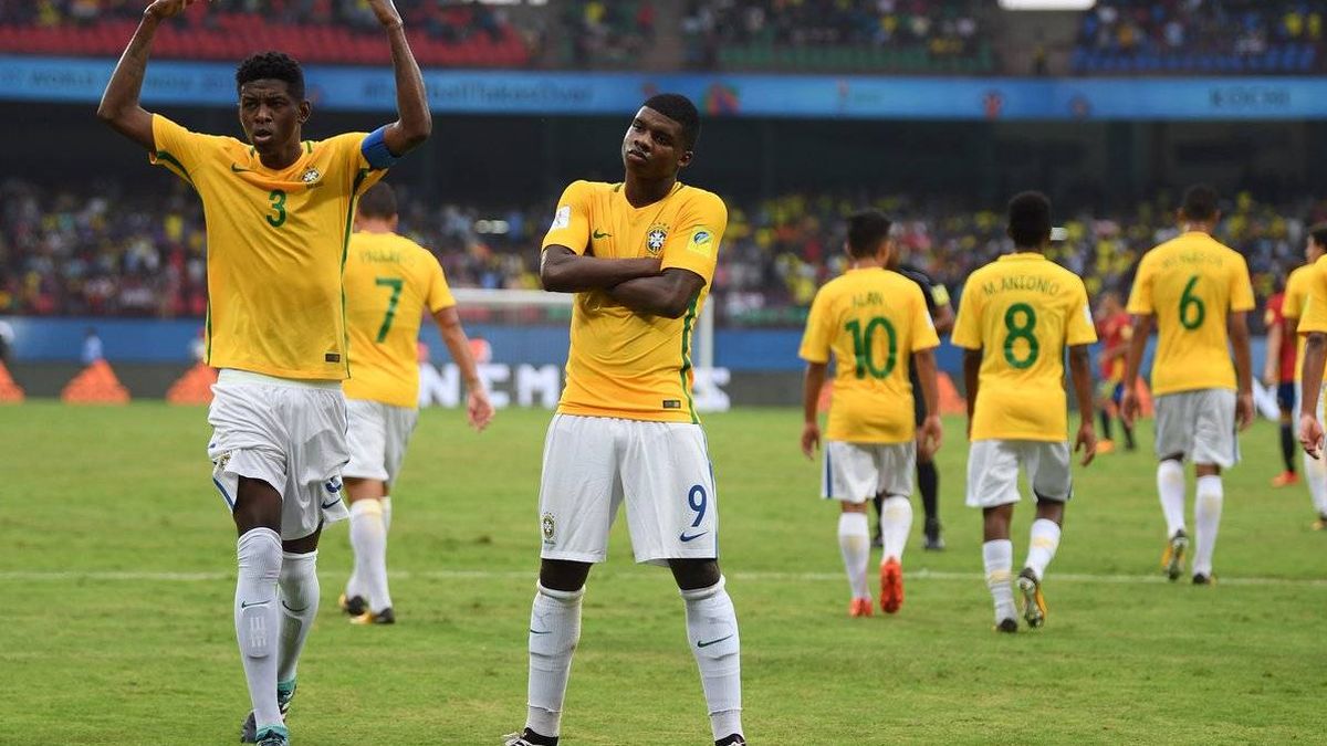 Brasil remonta a España en su estreno en el Mundial sub-17 de la India