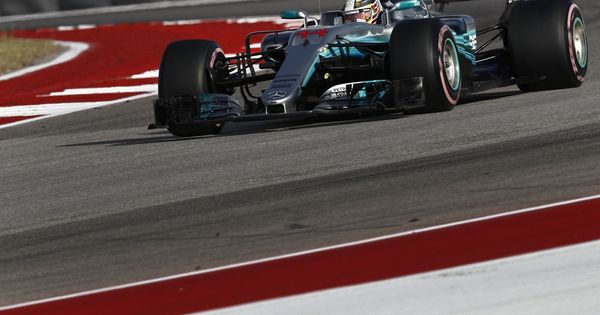 Foto: Lewis Hamilton sale desde la pole position en Austin. (EFE)