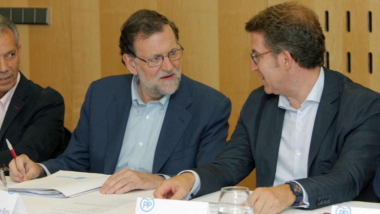 Foto: Mariano Rajoy y Alberto Núñez Feijóo (EFE)