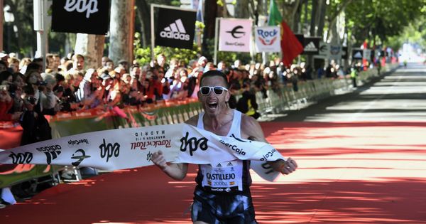 Foto: Carles Castillejo ganó la media maratón de Madrid el pasado mes de abril