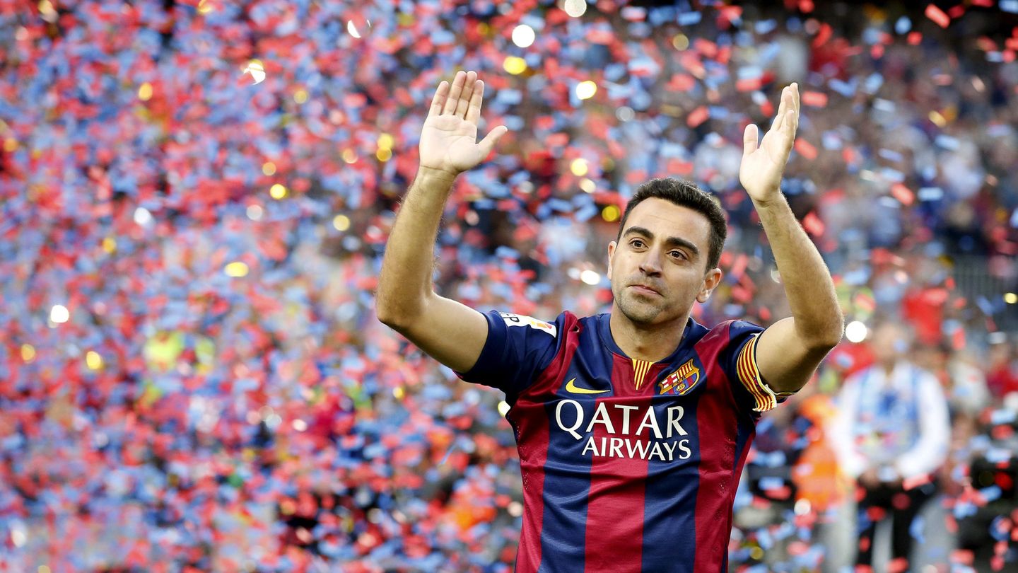 Xavi Hernández dejó el FC Barcelona en 2015, tras ganar el triplete. (Reuters)