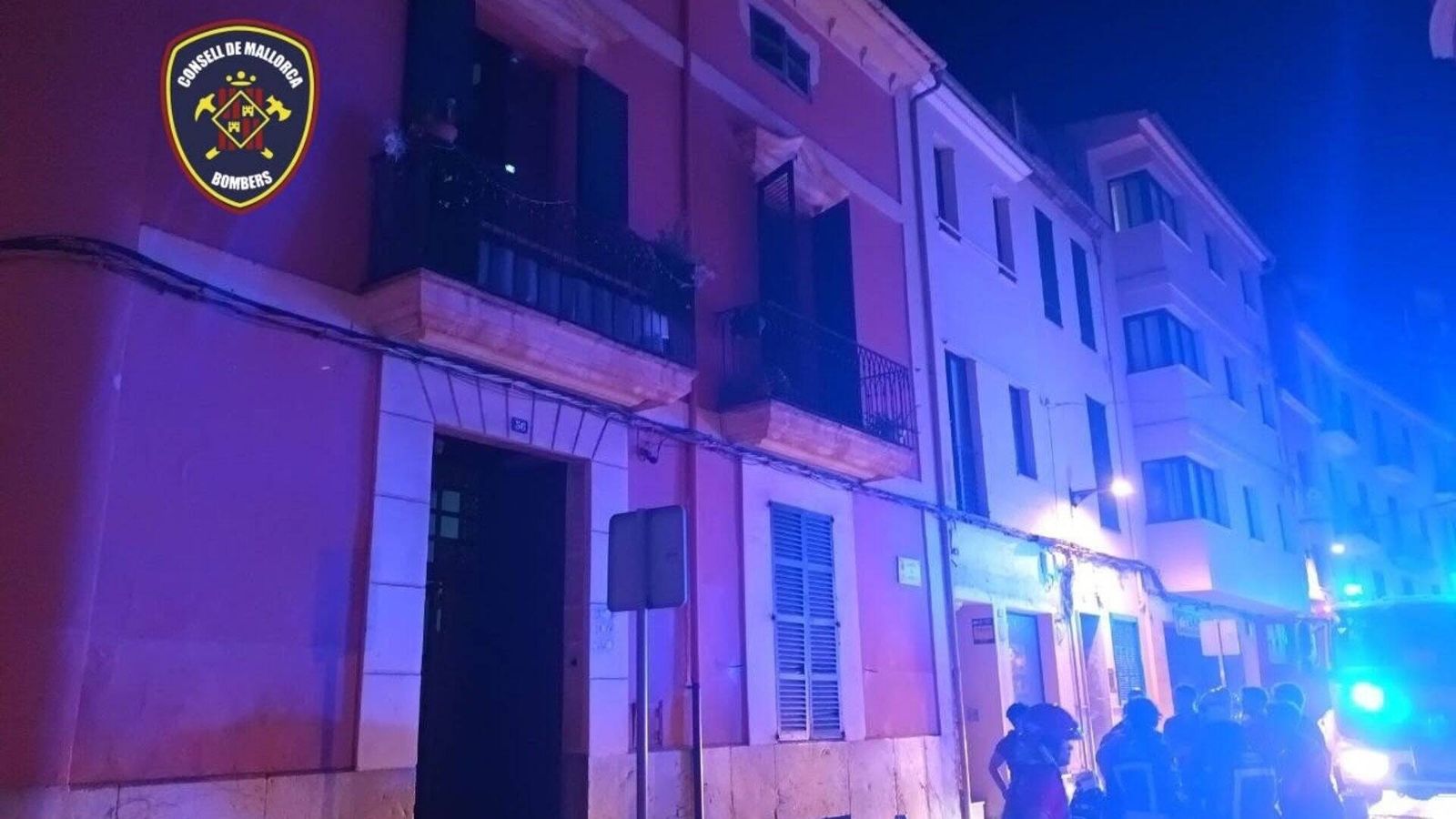 Incendio en un edificio de Inca (Mallorca): cuatro rescatados y diez reubicados