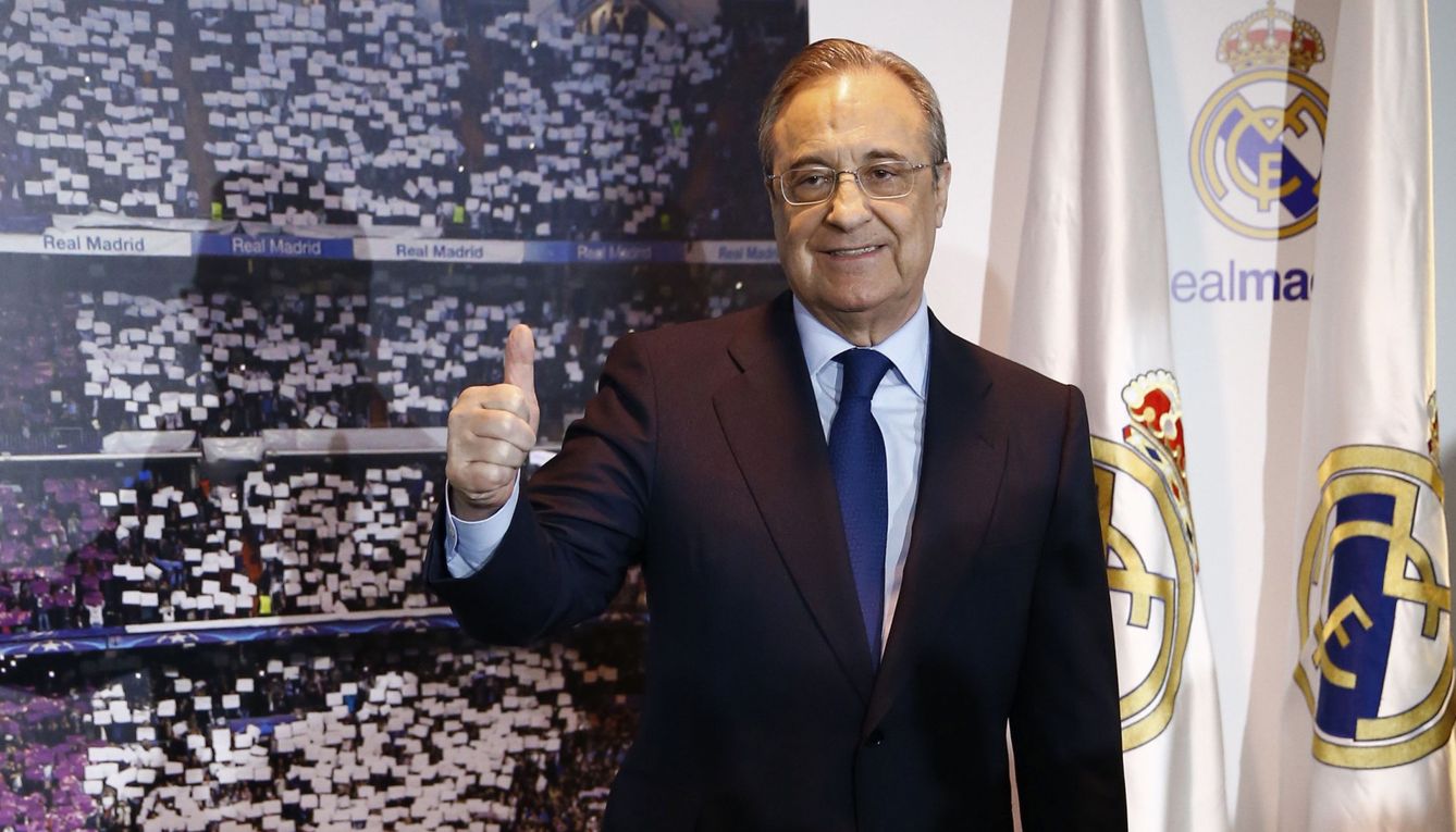 Florentino Pérez fue este lunes proclamado presidente del Real Madrid. (EFE)