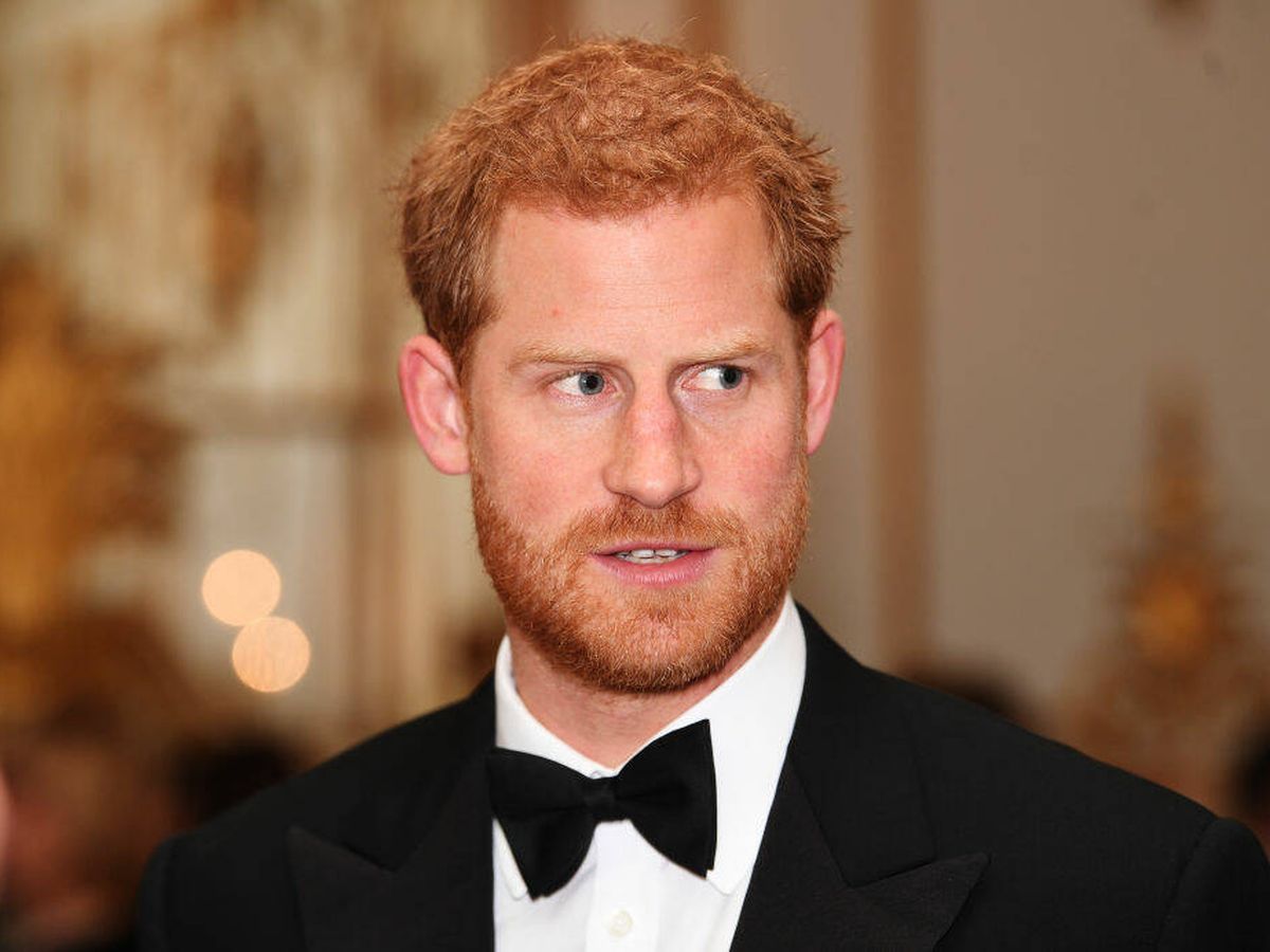 Foto: El príncipe Harry, en una cena de gala en Buckingham. (Getty Images)