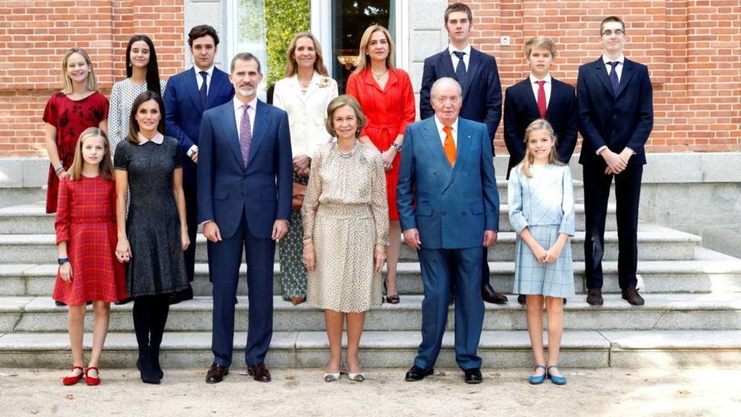 La familia real española. (EFE)